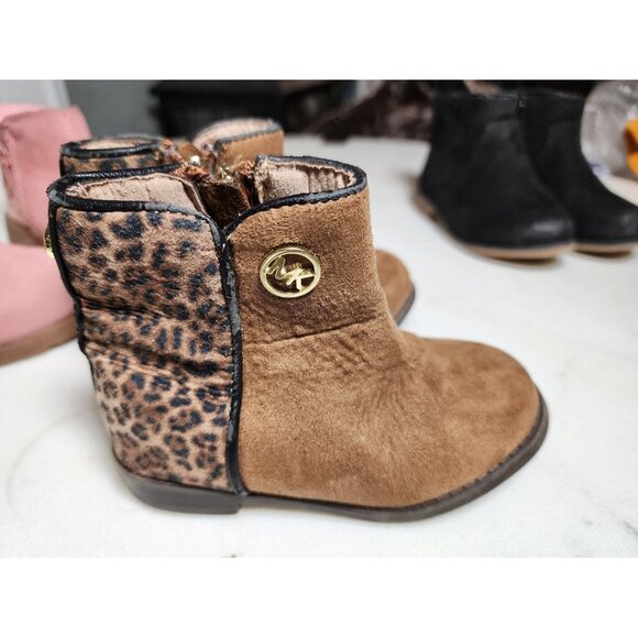 Girls Michael Kors Emma Keena chestnut bootie   Size 6/7 - Picture 4 of 8
